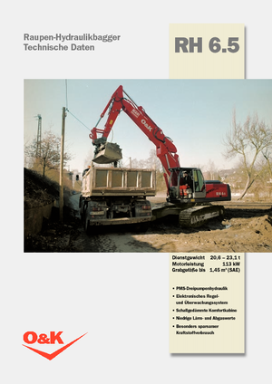 Escavatori cingolati O&K RH 6.5