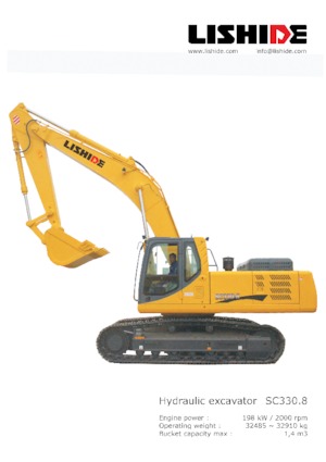 Escavatori cingolati Lishide SC330.8LC