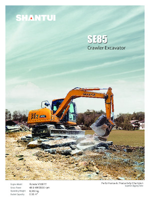 Escavatori cingolati Shantui SE85 