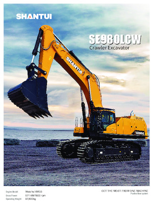 Escavatori cingolati Shantui SE980LCW 