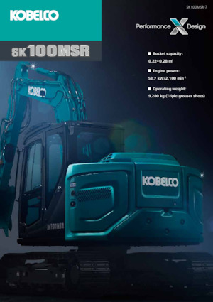 Escavatori cingolati Kobelco SK 100 MSR 7