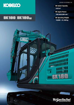 Escavatori cingolati Kobelco SK 180 10