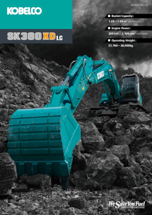 Escavatori cingolati Kobelco SK 380 XDLC