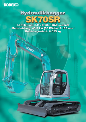 Escavatori cingolati Kobelco SK 70 SR