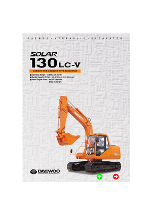 Escavatori cingolati Doosan Solar 130 LC-V