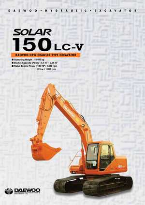Escavatori cingolati Doosan Solar 150 LC-V