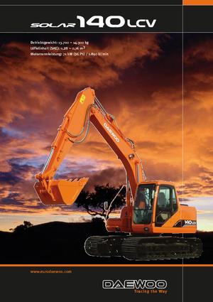 Escavatori cingolati Doosan Solar 155 LC-V