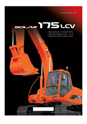 Escavatori cingolati Doosan Solar 175 LC-V