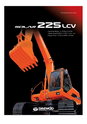 Escavatori cingolati Doosan Solar 225 LC-V