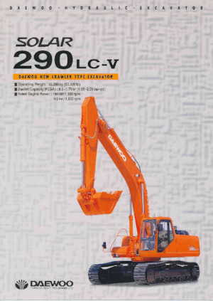 Escavatori cingolati Daewoo SOLAR 290LC-V