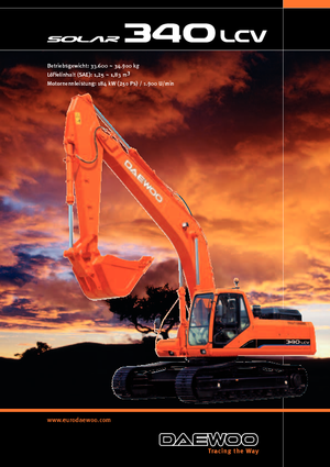 Escavatori cingolati Doosan Solar 340 LC-V