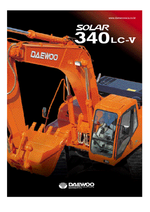 Escavatori cingolati Doosan Solar 340 LC-V