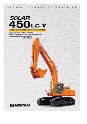 Escavatori cingolati Doosan Solar 450 LC-V
