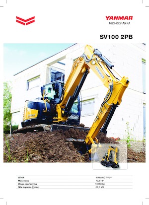 Escavatori cingolati Yanmar SV 100-2 PBCR