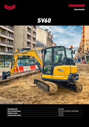Miniescavatori Yanmar SV 60