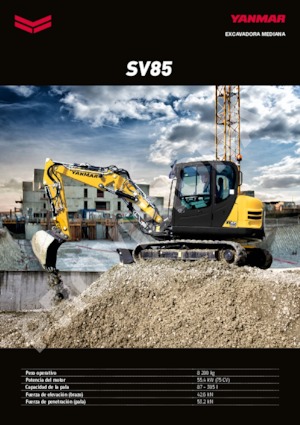 Escavatori cingolati Yanmar SV 85 MB
