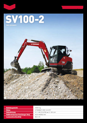 Escavatori cingolati Yanmar SV100-2 