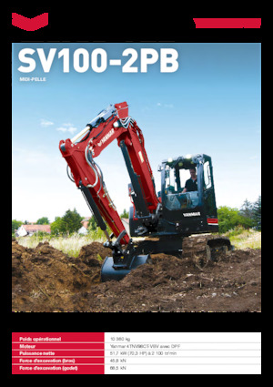 Escavatori cingolati Yanmar SV100-7-2PB 