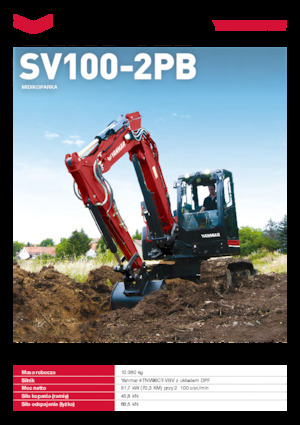 Escavatori cingolati Yanmar SV100-7-2PB 
