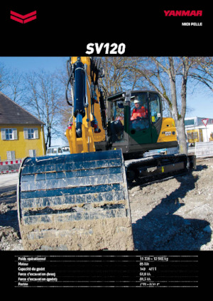 Escavatori cingolati Yanmar SV120