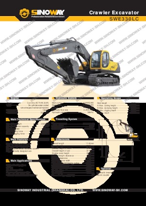 Escavatori cingolati Sinoway SWE330LC