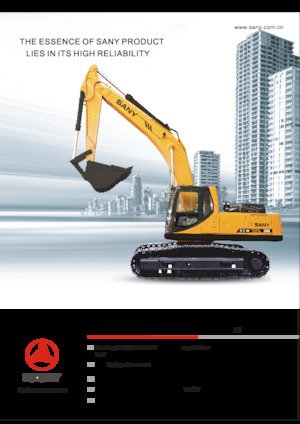 Escavatori cingolati Sany SY330C