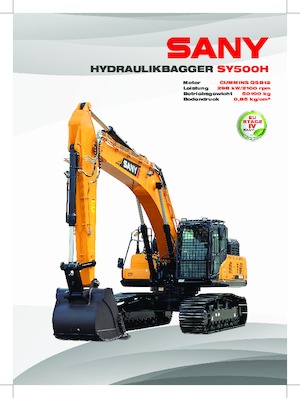 Escavatori cingolati Sany SY500H