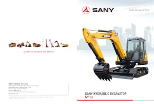 Miniescavatori Sany SY55C