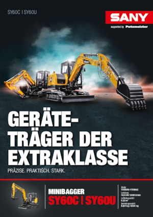 Escavatori cingolati Sany SY60U 