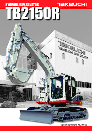 Escavatori cingolati Takeuchi TB 2150 R