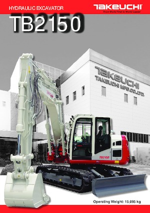 Escavatori cingolati Takeuchi TB 2150 RCM