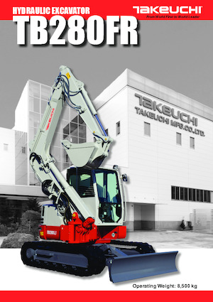 Escavatori cingolati Takeuchi TB 280 FR