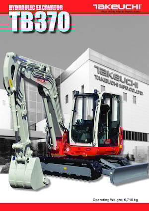 Escavatori cingolati Takeuchi TB 370 CM