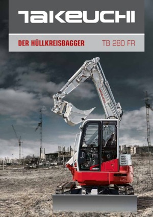Escavatori cingolati Takeuchi TB 280 FR