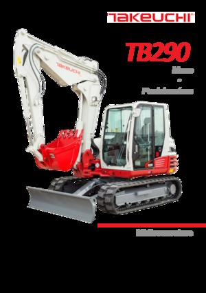 Escavatori cingolati Takeuchi TB290