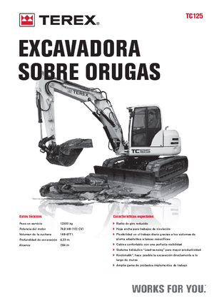 Escavatori cingolati Terex TC 125