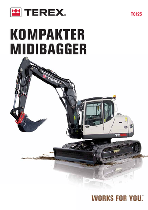Escavatori cingolati Terex TC 125