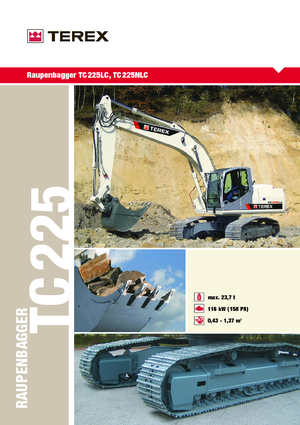 Escavatori cingolati Terex TC 225
