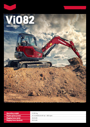 Escavatori cingolati Yanmar ViO82