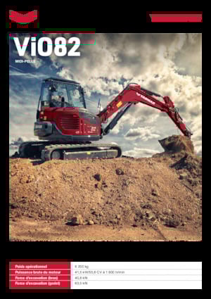 Escavatori cingolati Yanmar ViO82