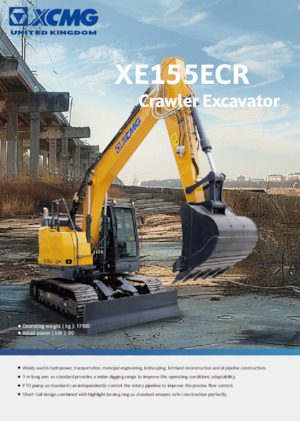 Escavatori cingolati XCMG XE155ECR