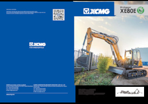 Escavatori cingolati XCMG XE80E Single boom
