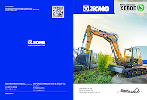 Escavatori cingolati XCMG XE80E Single boom