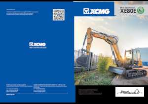 Escavatori cingolati XCMG XE80E Single boom
