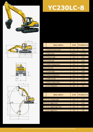Escavatori cingolati Yuchai YC230LC-8