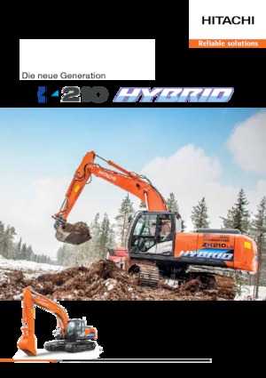 Escavatori cingolati Hitachi ZH210-5 HYBRID