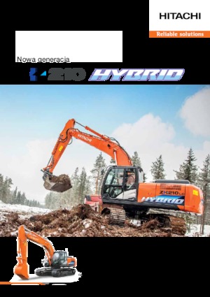 Escavatori cingolati Hitachi ZH210-5 HYBRID