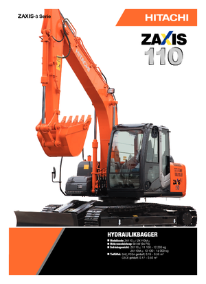 Escavatori cingolati Hitachi ZX 110-3