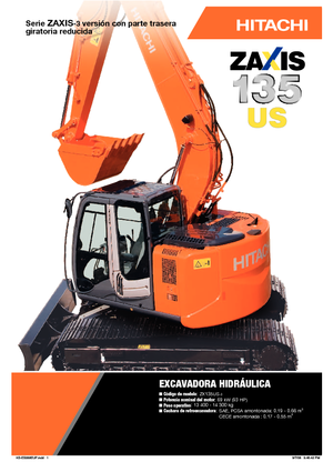 Escavatori cingolati Hitachi ZX 135 US-3