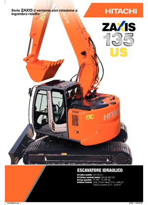 Escavatori cingolati Hitachi ZX 135 US-3